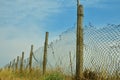 Chain-link fence Royalty Free Stock Photo