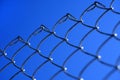 Chain Link Fence for Security Chainlink Royalty Free Stock Photo