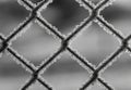 Chain link fence with snow Royalty Free Stock Photo