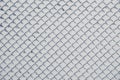 Chain link fence with snow Royalty Free Stock Photo