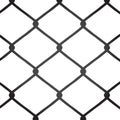 Chain Link Fence Vector Royalty Free Stock Photo