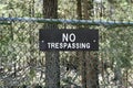 No Trespassing Fence