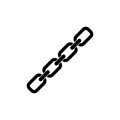 Chain link icon vector illustration Royalty Free Stock Photo