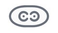 Chain Link or Infinity Loop Icon for Connection and Continuity. vector design Generative AI Royalty Free Stock Photo
