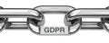 Chain with GDPR link #2 Royalty Free Stock Photo