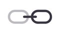Chain Link URL Connection Icon, vector design Generative AI Royalty Free Stock Photo
