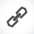 Chain link vector icon Royalty Free Stock Photo