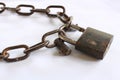 Chain lock Royalty Free Stock Photo