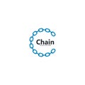 chain logo template vector icon illustration Royalty Free Stock Photo