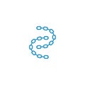 chain logo template vector icon illustration Royalty Free Stock Photo