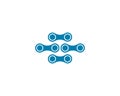 chain logo template Royalty Free Stock Photo