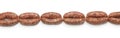 Chain of raw sausages Royalty Free Stock Photo