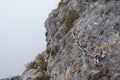 Chain ring anchor for mountain climbing