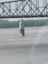 Chain of Rocks in St. Louis Water Pumping station Royalty Free Stock Photo