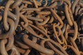 Different chains rusty Royalty Free Stock Photo