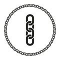 Chain Seamless Line and Closed in a Circle