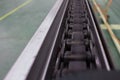 The chain and shaft drive Line Conveyor. Royalty Free Stock Photo