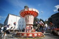 Chain swing ride at a carnival Royalty Free Stock Photo