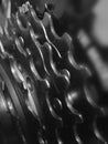 Chain wheel from another perspective Royalty Free Stock Photo