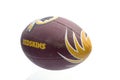 Washington redskins football on white background. Royalty Free Stock Photo