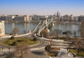 The Chainbridge in Budapest Royalty Free Stock Photo