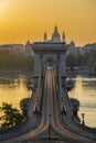 Chainbridge at dawn Royalty Free Stock Photo