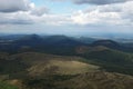 Chaine des Puys from Puy-de-Dome, Orcines, Clermont-Ferrand, Puy-de-Dome, Auvergne-Rhone-Alpes, France