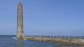 Chaine Memorial giants pencil tower at MV Princess Victoria Memorial Royalty Free Stock Photo