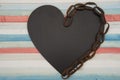 Chained heart Royalty Free Stock Photo