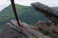 Chained Rock in Pineville Kentucky Royalty Free Stock Photo