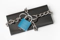 Chained smartphone with lock - mobile phone security