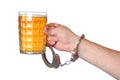 Chained to alcohol Royalty Free Stock Photo