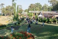 People travel in Chiangmai Royal Agricultural Research Center Khun Wang, Thailand