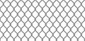 Chainlink fence seamless pattern vector illustration Royalty Free Stock Photo