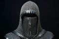 Chainmail coif Medieval fantasy Photo Royalty Free Stock Photo