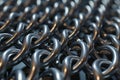 chainmail texture close up metal background