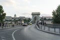 Chains bridge in Budapest Royalty Free Stock Photo