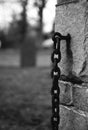 Chains of the Cemetary Royalty Free Stock Photo