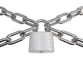 Strong and heavy Lock. Royalty Free Stock Photo