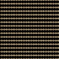 Seamless pattern of small golden chains on black background. Repeat design ready for decor, fabric, prints, textile. Royalty Free Stock Photo