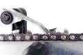 Chainsaw Chain Close-up Royalty Free Stock Photo