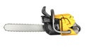 Chainsaw on white background 3d illustration no shadow