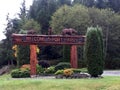 Port Hardy British Columbia Welcome sign