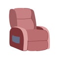 chair armchair furniture cartoon vector illustration