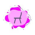 Chair colored icon. Simple color vector of education icons for ui and ux, website or mobile application