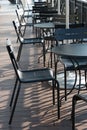 Chair and Desk/ Table set on the offe shop balcony