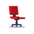 Chair flat icon. Armchair cartoon style. Concept vacant. Royalty Free Stock Photo