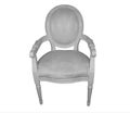Chair french style carver white