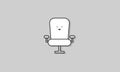 Chair Furniture Icon Vector Concept
