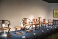 the chair and furniture made by HuangHuali wood and rosewood in Shanghai museum